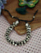 Metal Bracelet With Adjustable Thread
